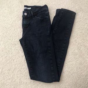 Levi’s 710 super skinny black jeans
